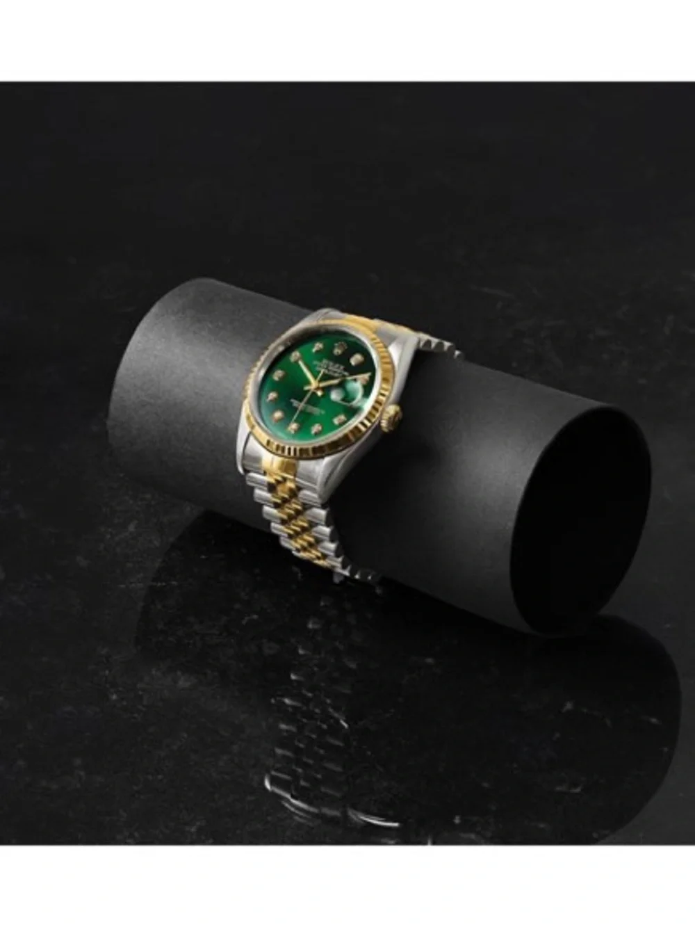 Authentic Rolex Datejust 36mm – Green Diamond Dial & Jubilee Bracelet
